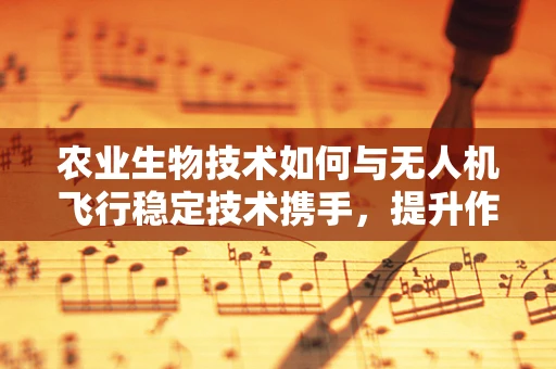 农业生物技术如何与无人机飞行稳定技术携手，提升作物监测精度？
