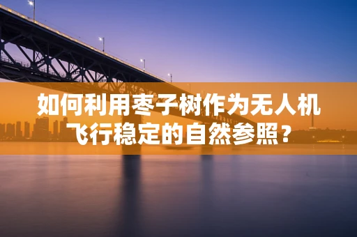如何利用枣子树作为无人机飞行稳定的自然参照？