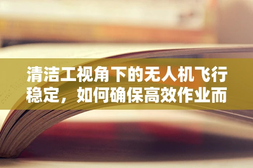 清洁工视角下的无人机飞行稳定，如何确保高效作业而不扰民？