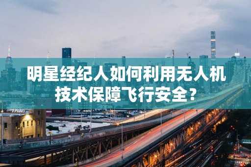 明星经纪人如何利用无人机技术保障飞行安全？