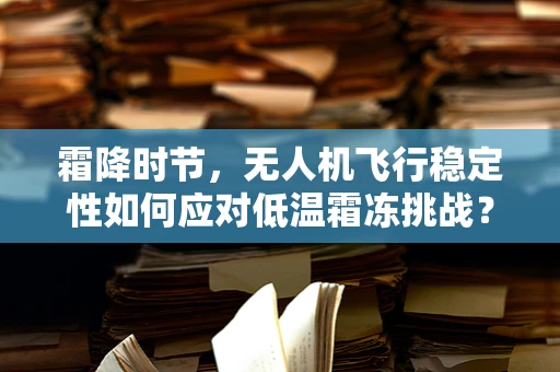 霜降时节，无人机飞行稳定性如何应对低温霜冻挑战？