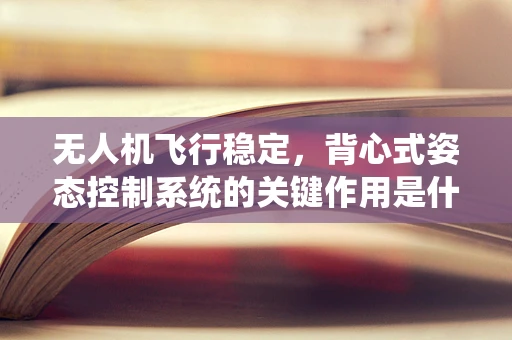 无人机飞行稳定，背心式姿态控制系统的关键作用是什么？