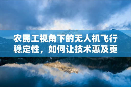农民工视角下的无人机飞行稳定性，如何让技术惠及更广泛人群？