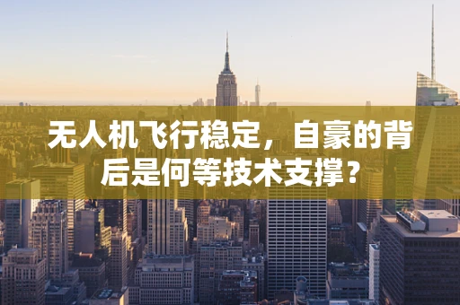 无人机飞行稳定，自豪的背后是何等技术支撑？
