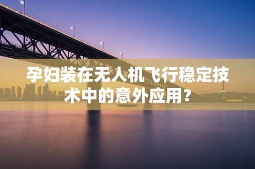 孕妇装在无人机飞行稳定技术中的意外应用？