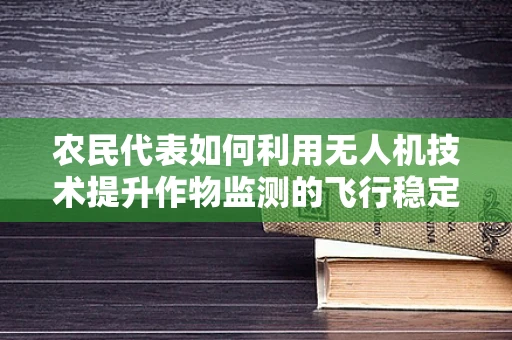 农民代表如何利用无人机技术提升作物监测的飞行稳定性？