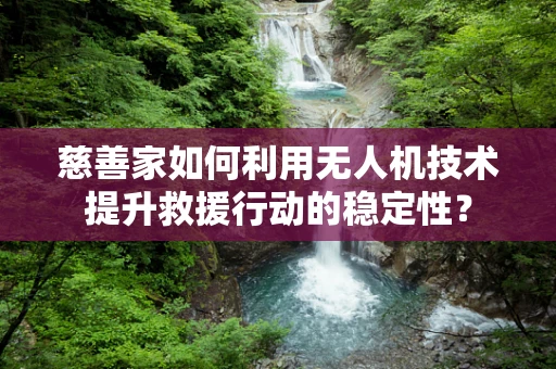 慈善家如何利用无人机技术提升救援行动的稳定性？