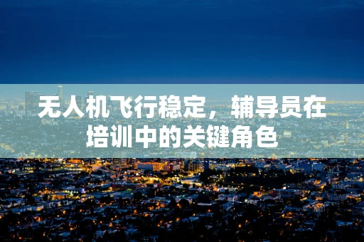 无人机飞行稳定，辅导员在培训中的关键角色