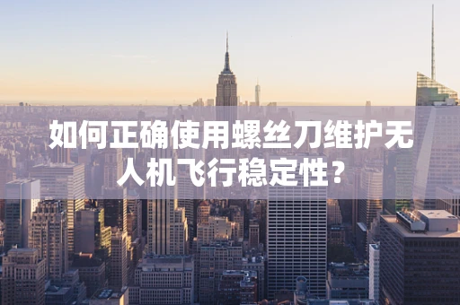 如何正确使用螺丝刀维护无人机飞行稳定性？