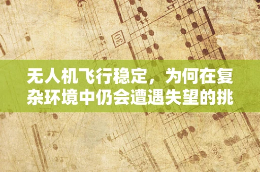 无人机飞行稳定，为何在复杂环境中仍会遭遇失望的挑战？