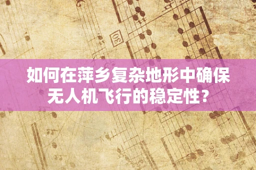 如何在萍乡复杂地形中确保无人机飞行的稳定性？