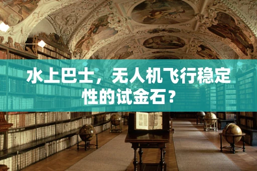 水上巴士，无人机飞行稳定性的试金石？
