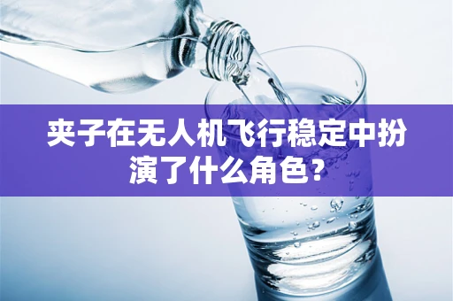 夹子在无人机飞行稳定中扮演了什么角色？