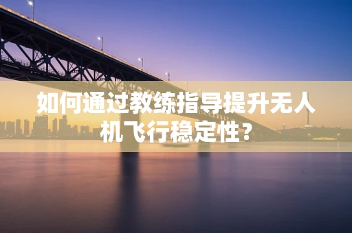 如何通过教练指导提升无人机飞行稳定性？