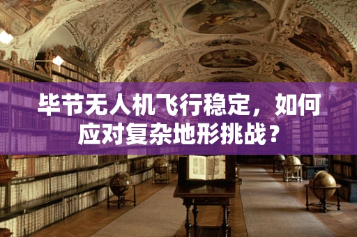毕节无人机飞行稳定，如何应对复杂地形挑战？