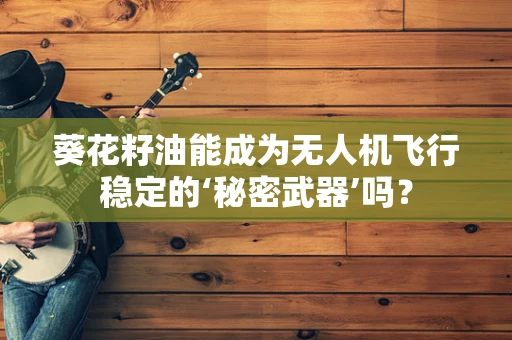 葵花籽油能成为无人机飞行稳定的‘秘密武器’吗？