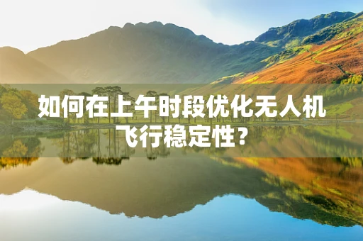 如何在上午时段优化无人机飞行稳定性？