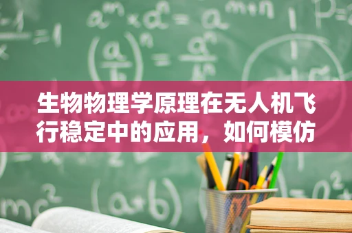 生物物理学原理在无人机飞行稳定中的应用，如何模仿蝙蝠的飞行机制？
