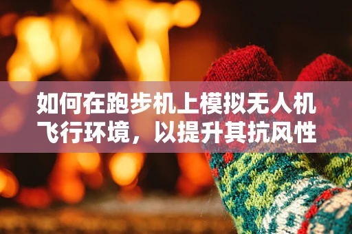 如何在跑步机上模拟无人机飞行环境，以提升其抗风性能？