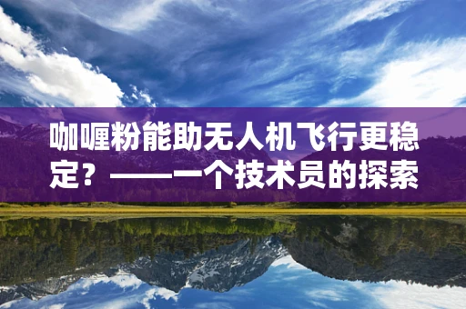 咖喱粉能助无人机飞行更稳定？——一个技术员的探索