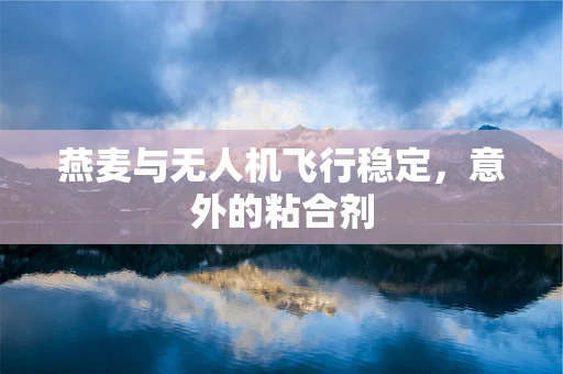 燕麦与无人机飞行稳定，意外的粘合剂