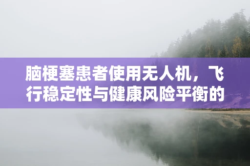 脑梗塞患者使用无人机，飞行稳定性与健康风险平衡的挑战？