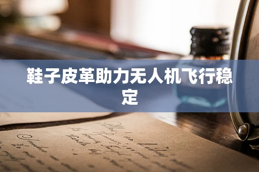 鞋子皮革助力无人机飞行稳定