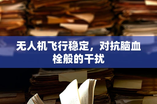 无人机飞行稳定，对抗脑血栓般的干扰