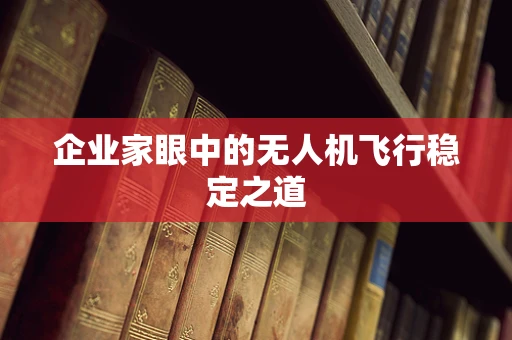 企业家眼中的无人机飞行稳定之道