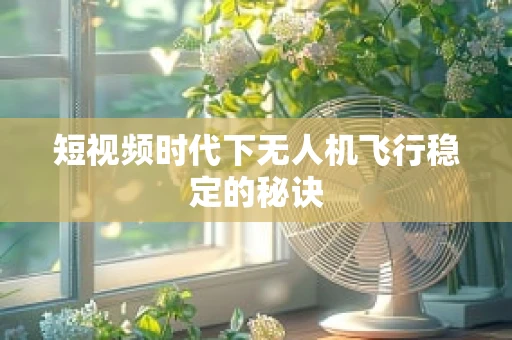 短视频时代下无人机飞行稳定的秘诀