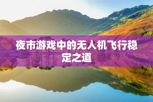 夜市游戏中的无人机飞行稳定之道