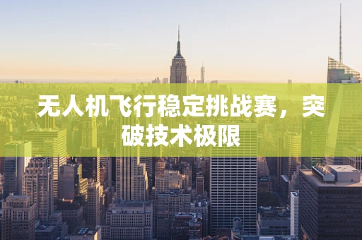 无人机飞行稳定挑战赛，突破技术极限