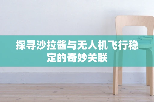 探寻沙拉酱与无人机飞行稳定的奇妙关联