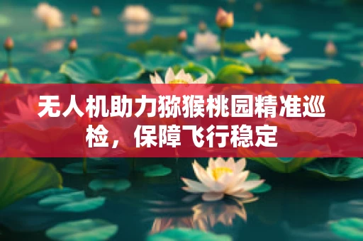无人机助力猕猴桃园精准巡检，保障飞行稳定