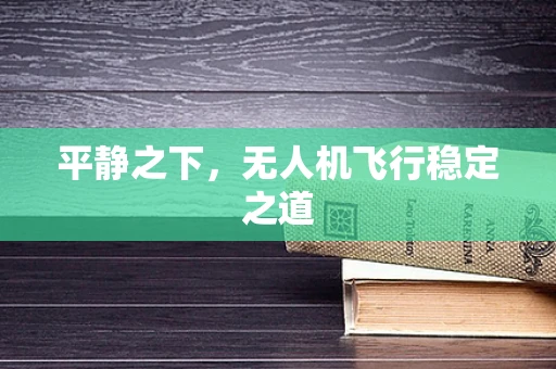 平静之下，无人机飞行稳定之道