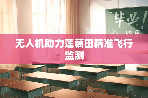 无人机助力莲藕田精准飞行监测