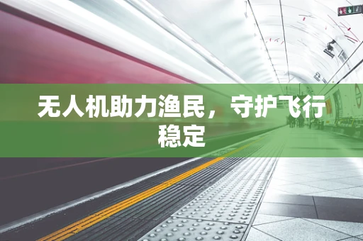 无人机助力渔民，守护飞行稳定