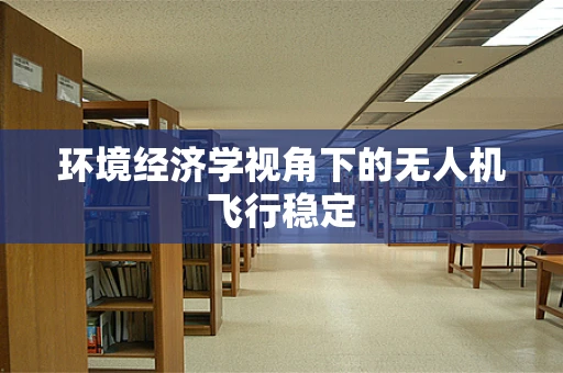 环境经济学视角下的无人机飞行稳定