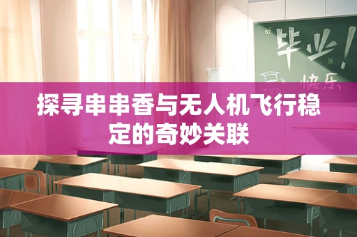 探寻串串香与无人机飞行稳定的奇妙关联