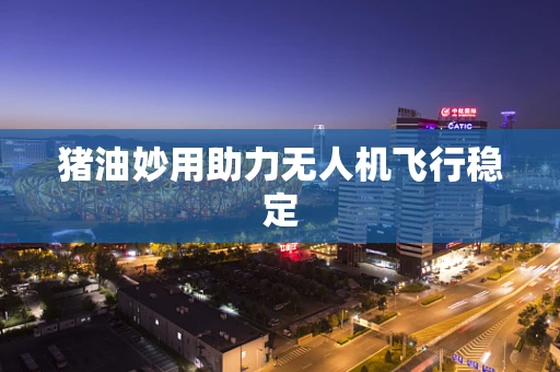 猪油妙用助力无人机飞行稳定