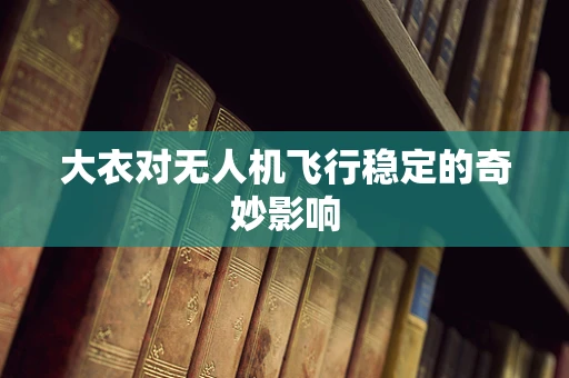 大衣对无人机飞行稳定的奇妙影响
