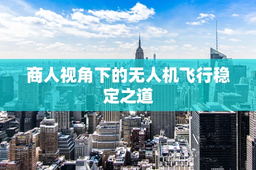 商人视角下的无人机飞行稳定之道