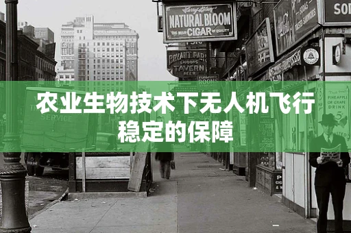 农业生物技术下无人机飞行稳定的保障