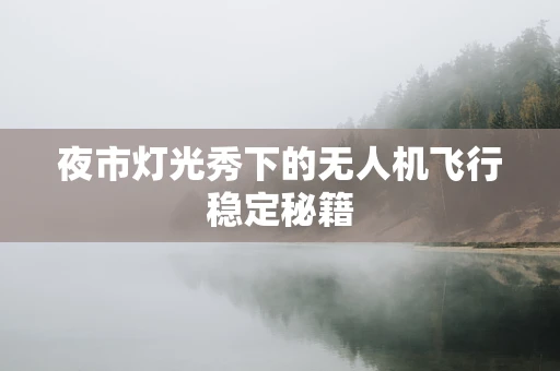 夜市灯光秀下的无人机飞行稳定秘籍