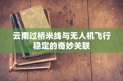 云南过桥米线与无人机飞行稳定的奇妙关联
