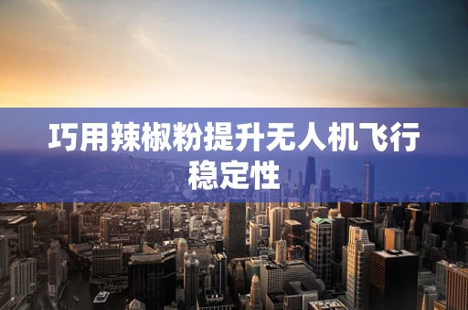 巧用辣椒粉提升无人机飞行稳定性