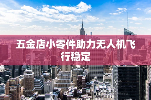 五金店小零件助力无人机飞行稳定