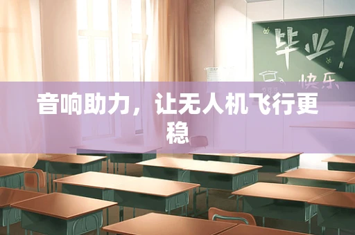 音响助力，让无人机飞行更稳