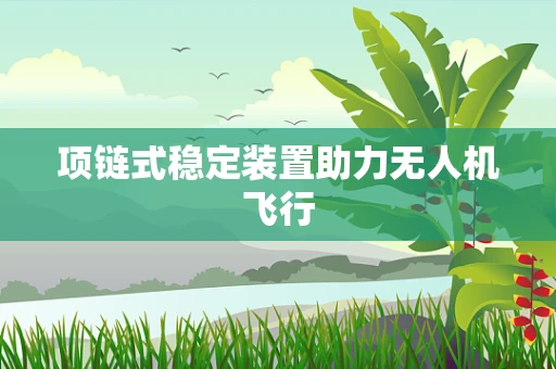 项链式稳定装置助力无人机飞行