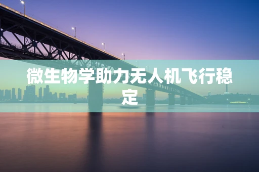 微生物学助力无人机飞行稳定